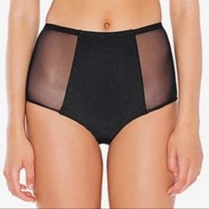 American apparel high waist swim bottoms